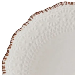 Chateau Cream 12 Piece Outdoor Melamine Dinnerware Set, Service for 4