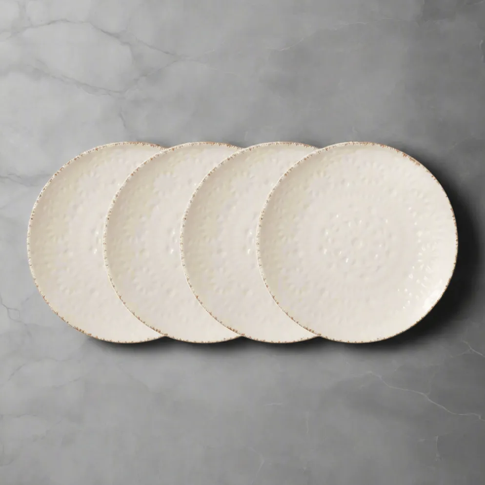 Chateau Cream Set of 4 Appetizer Plates