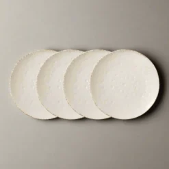 Chateau Cream Set of 4 Appetizer Plates