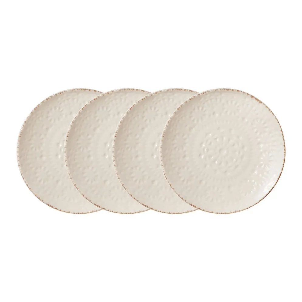 Chateau Cream Set of 4 Appetizer Plates