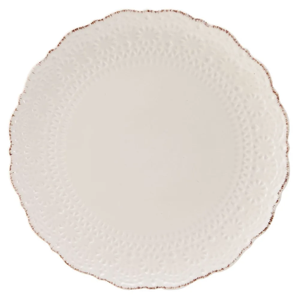 Chateau Cream Set of 4 Dinner Plates