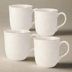 Chateau Cream Set of 4 Mugs