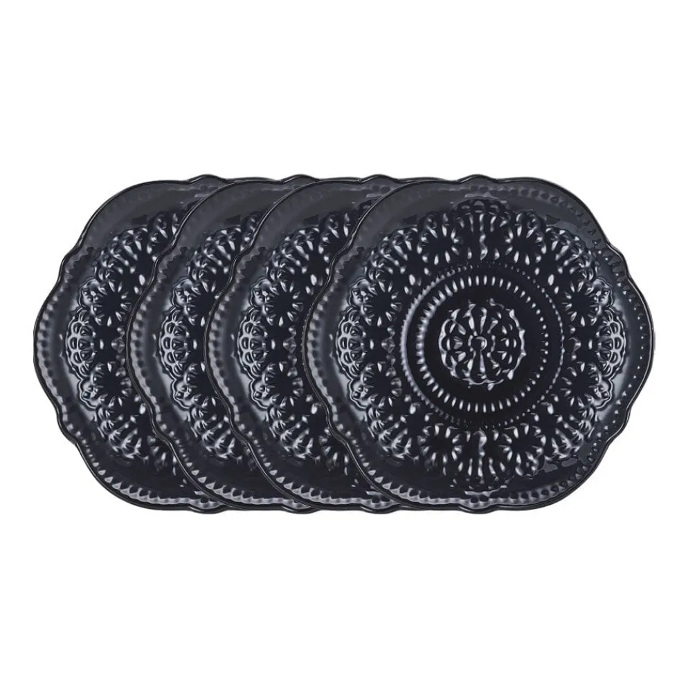 Chateau Midnight Set of 4 Salad Plates