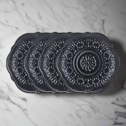 Chateau Midnight Set of 4 Salad Plates