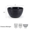 Chateau Midnight Set of 4 Soup Cereal Bowls