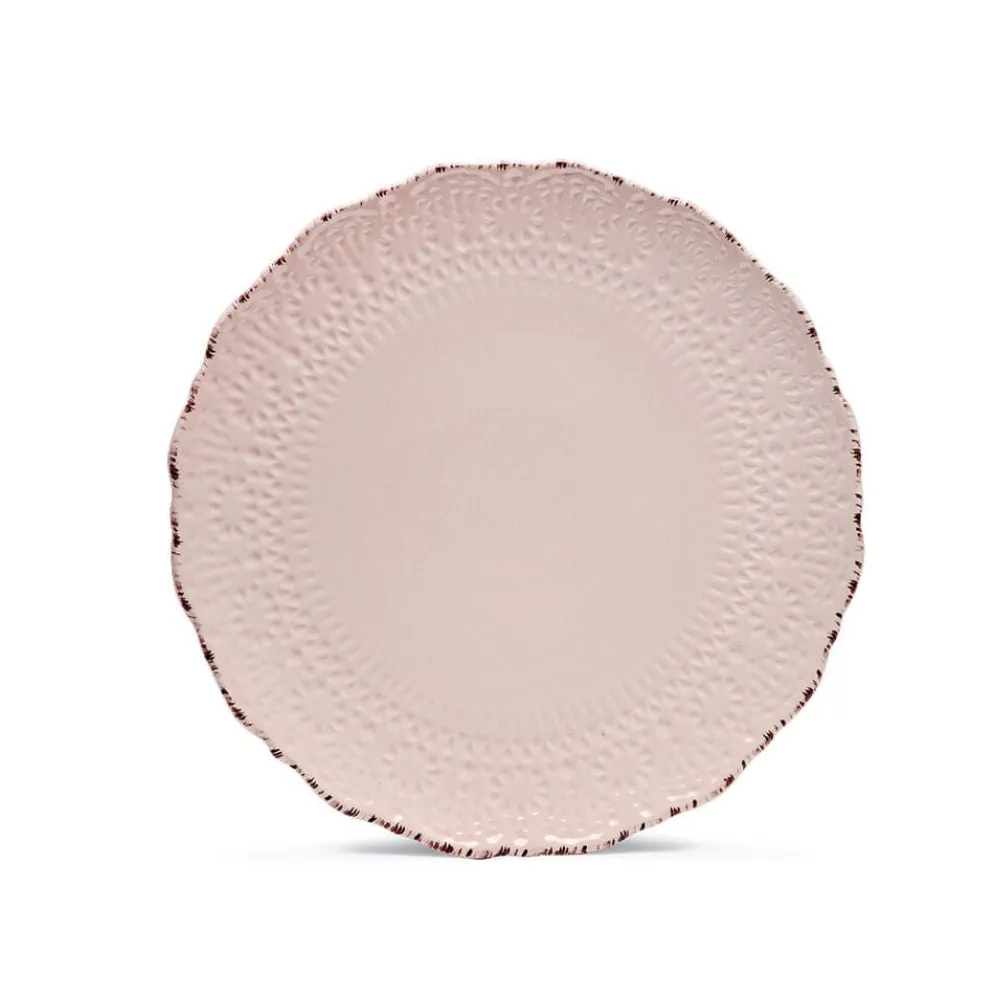 Chateau Pink Set of 4 Dinner Plates