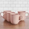 Chateau Pink Set of 4 Mugs