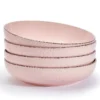 Chateau Pink Set of 4 Pasta Bowls