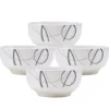 Circles Set of 4 All Purpose Bowls