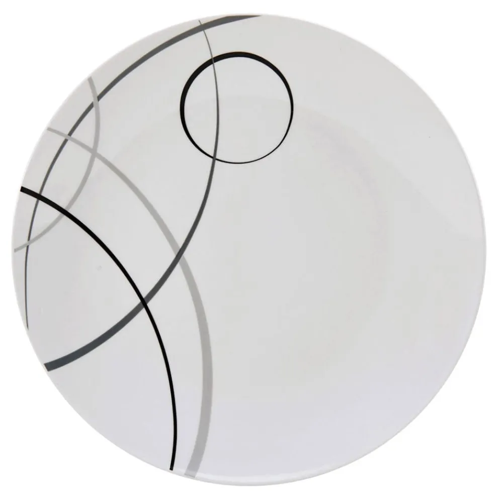 Circles Set of 4 Dinner Plates