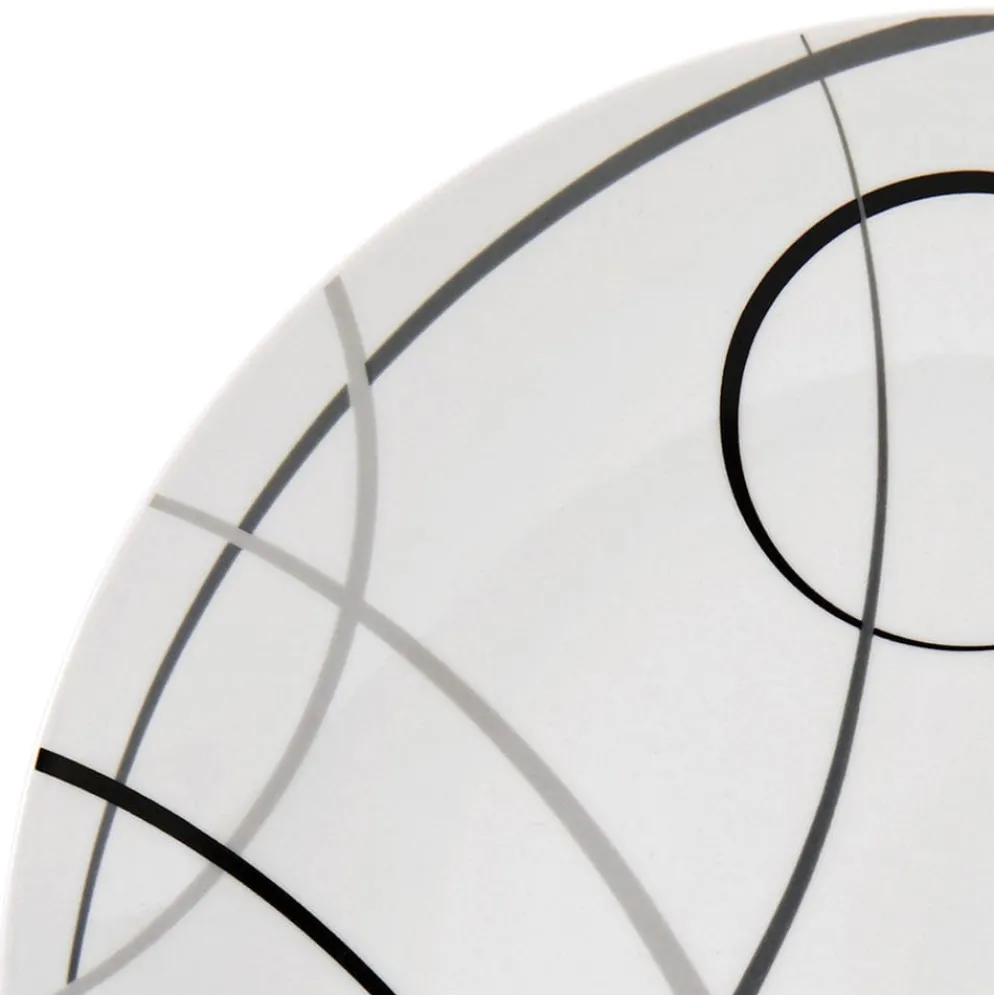 Circles Set of 4 Dinner Plates