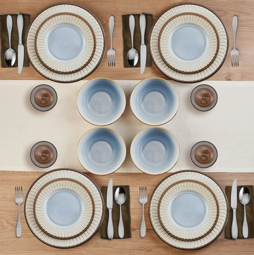 Clara 12 Piece Dinnerware Set, Service for 4
