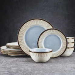 Clara 12 Piece Dinnerware Set, Service for 4