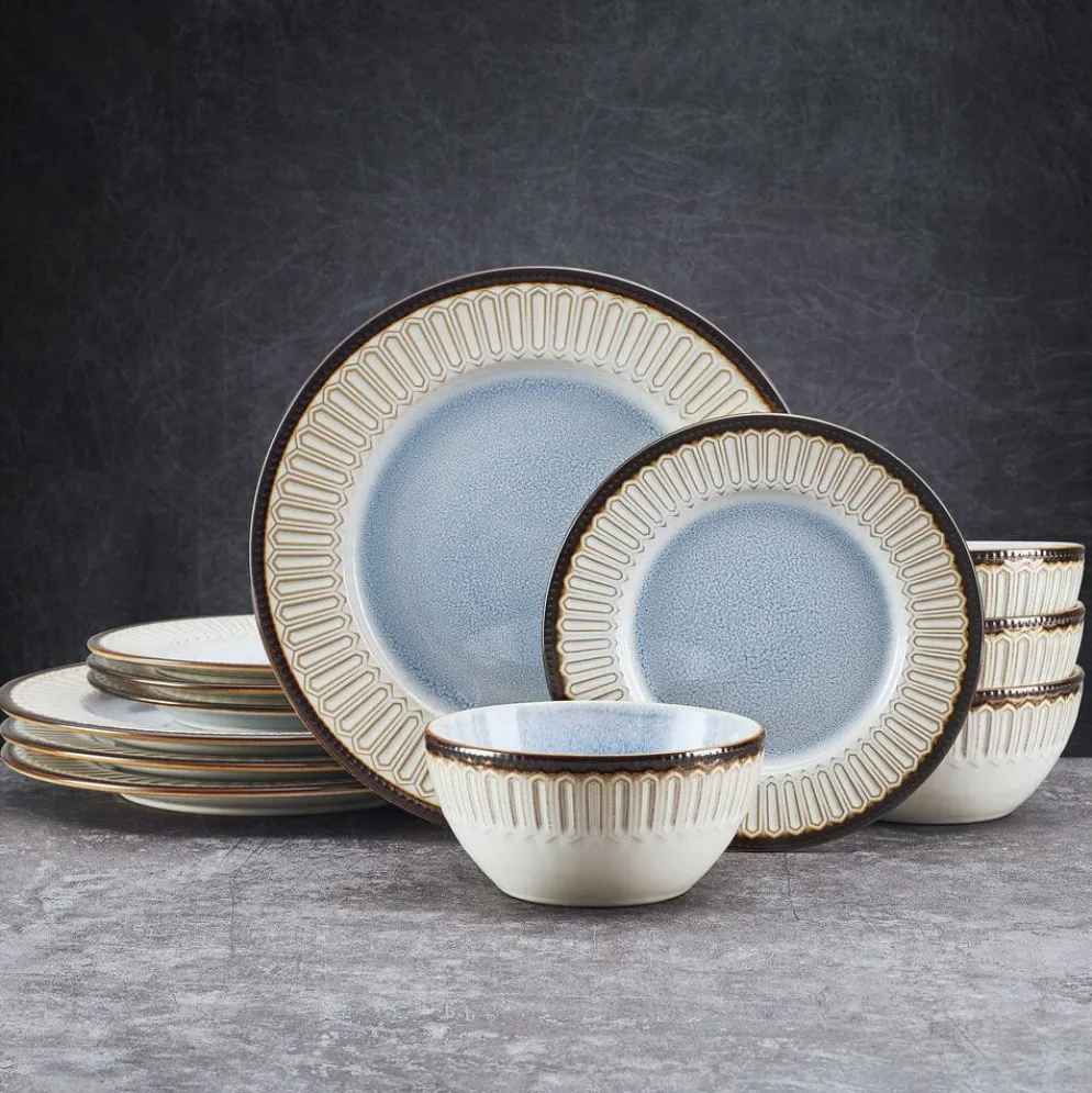 Clara 12 Piece Dinnerware Set, Service for 4
