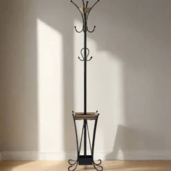 Coat Rack With Umbrella Stand