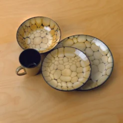 Cobblestone 32 Piece Dinnerware Set Service for 8