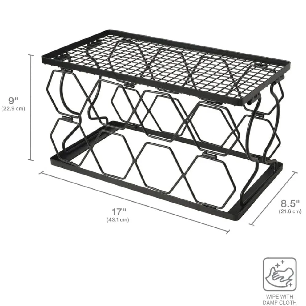 Collapsible Stackable 8 Bottle Wine Rack