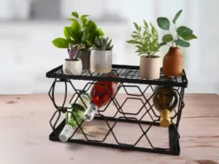 Collapsible Stackable 8 Bottle Wine Rack