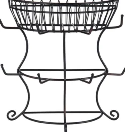 Countryside Mug Tree with Basket