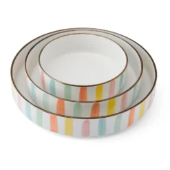 Darbie Angell Happy Spring Summer 9 Piece Bowl Set, Service for 3