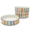 Darbie Angell Happy Spring Summer Set of 4 Pasta Bowls