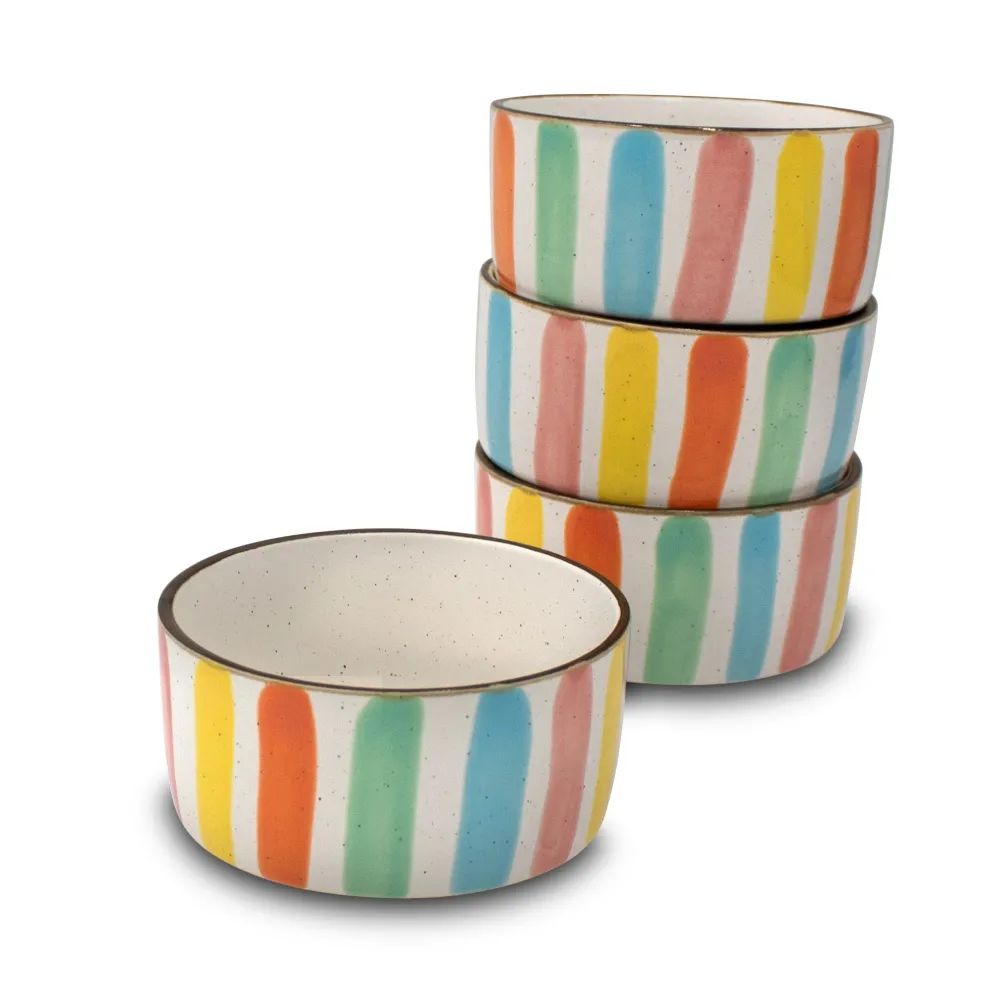 Darbie Angell Happy Spring Summer Set of 6 Fruit Bowls