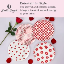Darbie Angell Sweetheart Set of 4 Dessert Plates