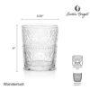 Darbie Angell Wanderlust Set of 4 Double Old Fashioned Glasses