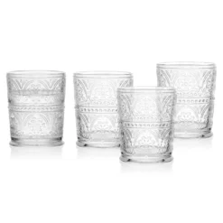 Darbie Angell Wanderlust Set of 4 Double Old Fashioned Glasses