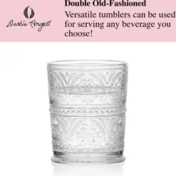 Darbie Angell Wanderlust Set of 4 Double Old Fashioned Glasses