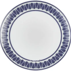 Dolly Parton Mosaic Blue Butterfly 12 Piece Dinnerware Set Service for 4