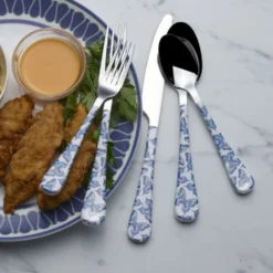 Dolly Parton Mosaic Butterfly 20 Piece Flatware Set, Service for 4
