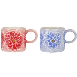Dolly Parton Mosaic Set of 2 Figural Mugs
