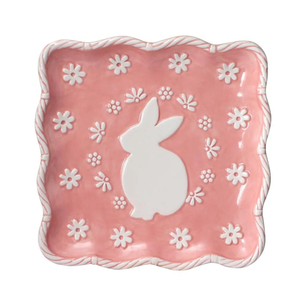 Easter Bunny Square Plate