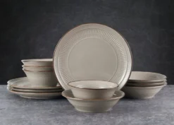 Easton 12 Piece Dinnerware Set, Service for 4