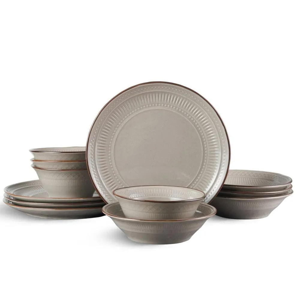 Easton 12 Piece Dinnerware Set, Service for 4