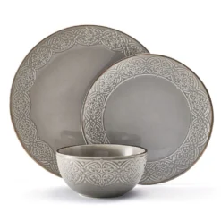 Emma 12 Piece Dinnerware Set, Service for 4