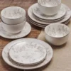 Enchanted Bloom 12 Piece Dinnerware Set, Service for 4