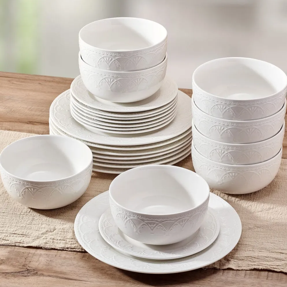 Esmeralda 24 Piece Dinnerware Set, Service for 8