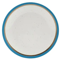 Ezra Blue 16 Piece Dinnerware Set, Service for 4