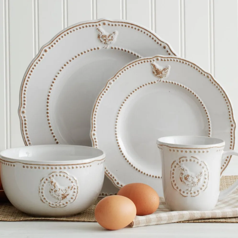 Farmhouse Hen Dinnerware Set