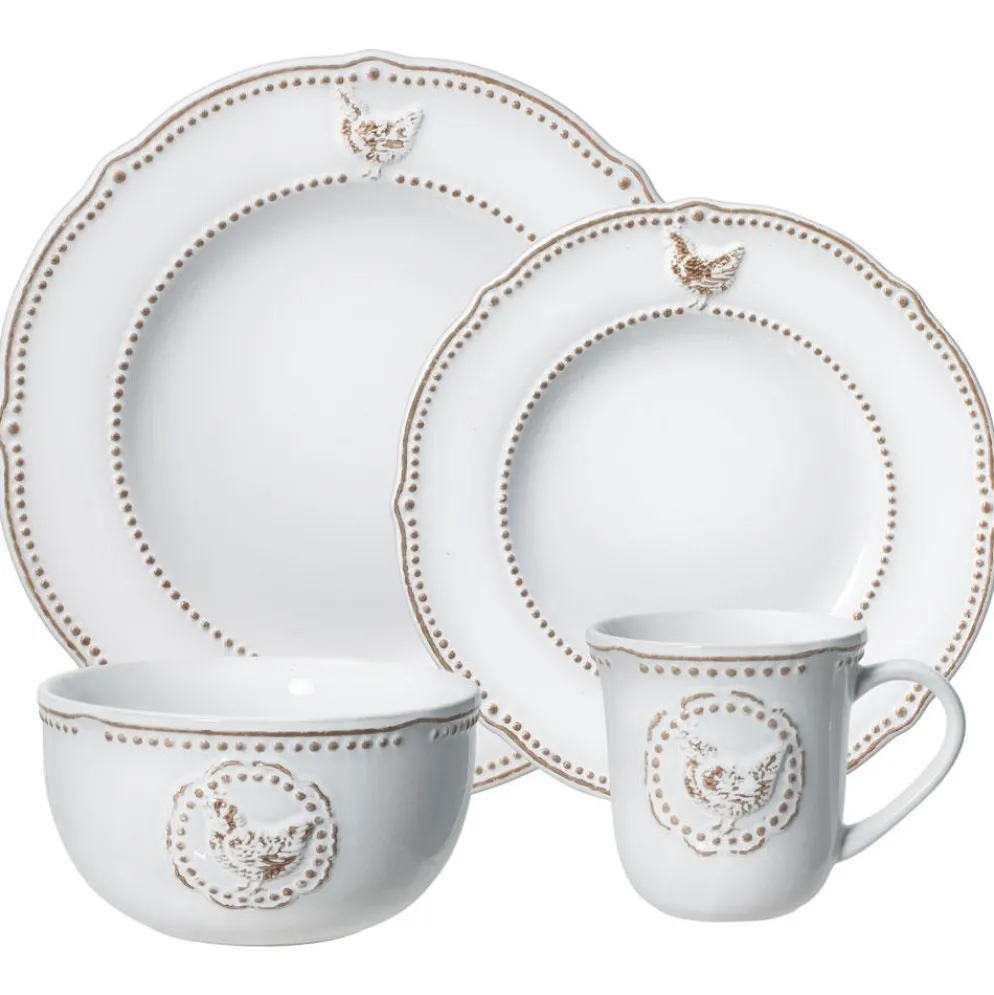 Farmhouse Hen Dinnerware Set