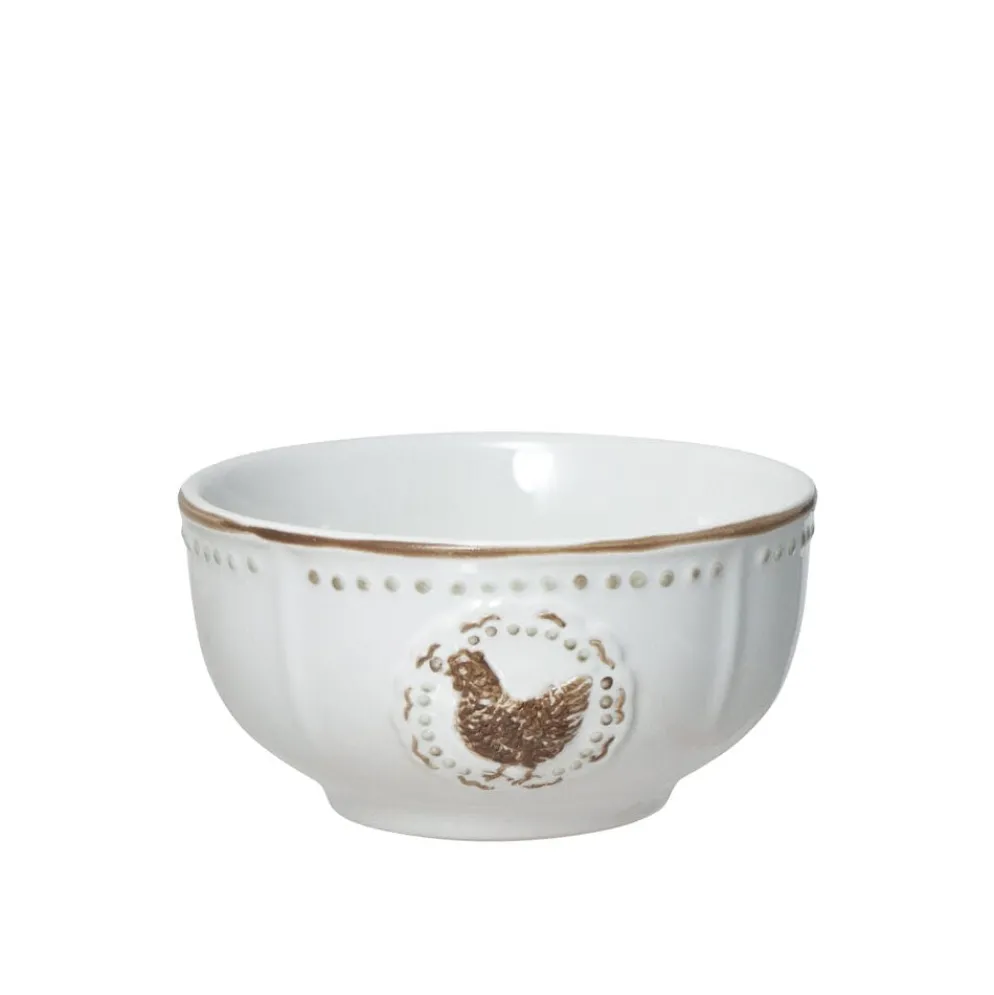 Farmhouse Hen Set of 4 Fruit Bowls