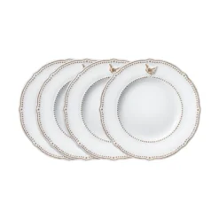 Farmhouse Hen Set of 4 Salad Plates