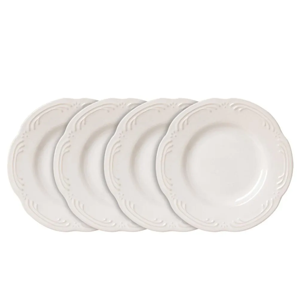 Filigree® Set of 4 Bread and Butter Dessert Plates