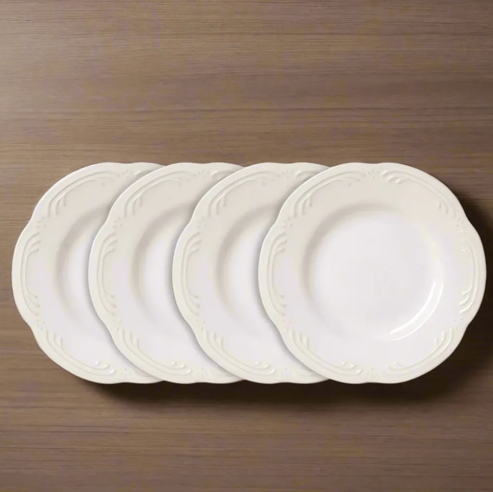 Filigree® Set of 4 Bread and Butter Dessert Plates