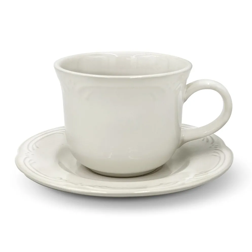 Filigree® Set of 4 Tea Cups and Saucers