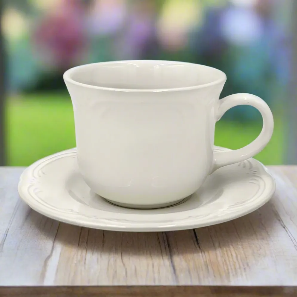 Filigree® Set of 4 Tea Cups and Saucers