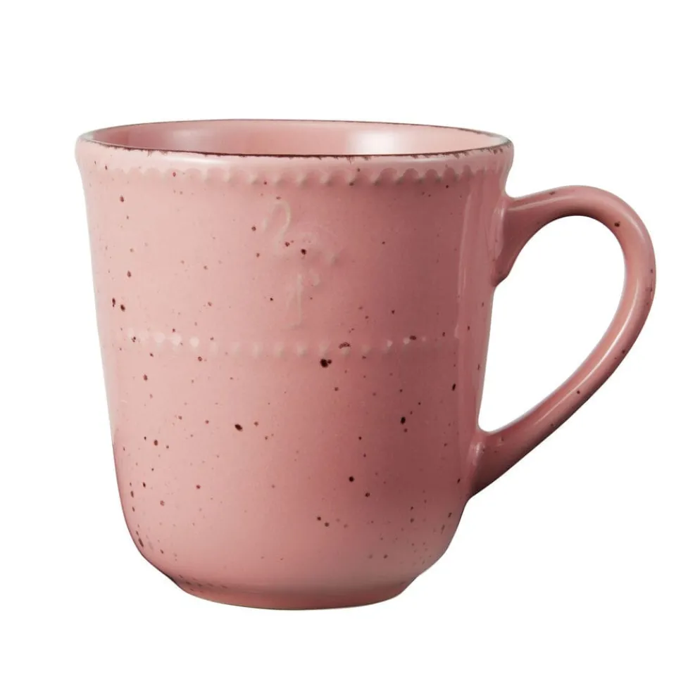 Flamingo Pink 16 Piece Dinnerware Set, Service for 4