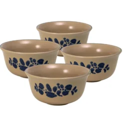 Folk Art® Set of 4 Deep Soup Cereal Bowls